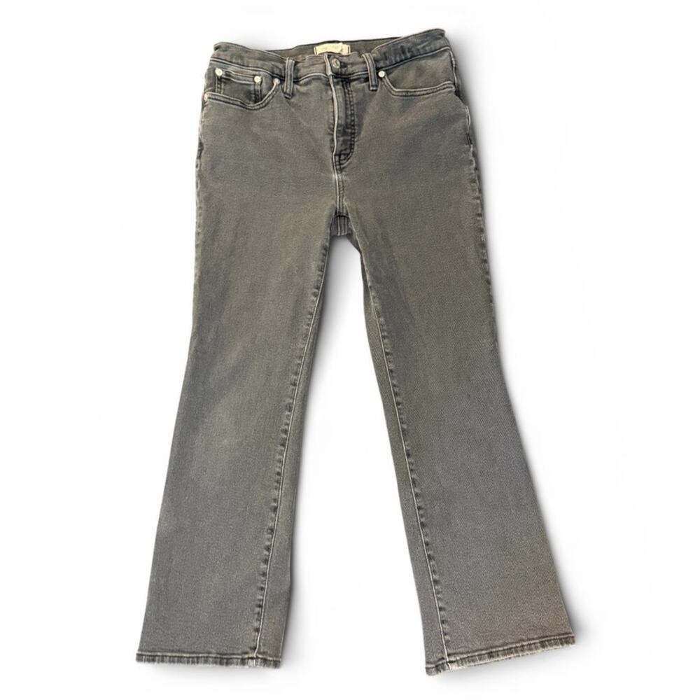 Madewell Mid-Rise Kick Out Jeans | Washed Black | Size 29 | Flare